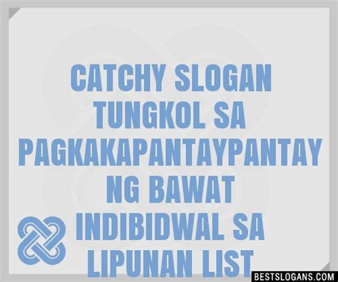 slogan tungkol sa barangay|100+ Catchy Tungkol Sa Lipunan Slogans 2024.